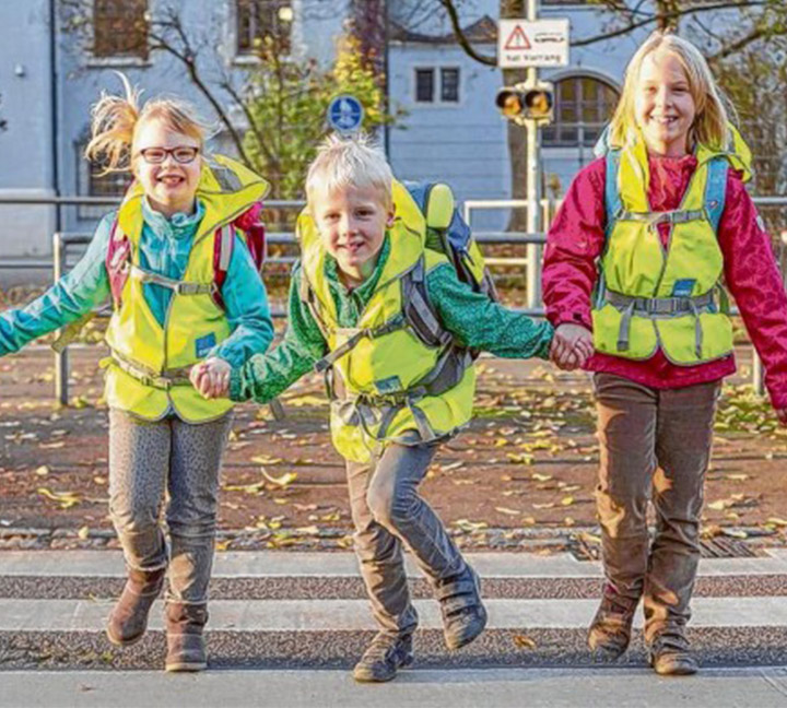 Always Go Home with a safety vest